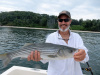 Mark's 1st striper in the Parker River